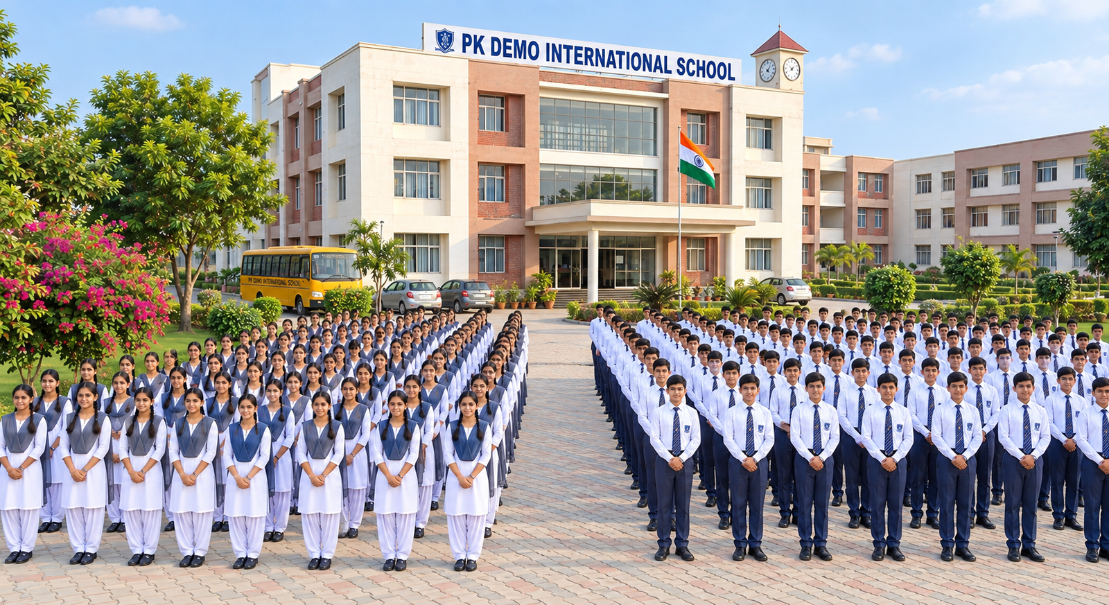PK Demo School Assembly Portrait