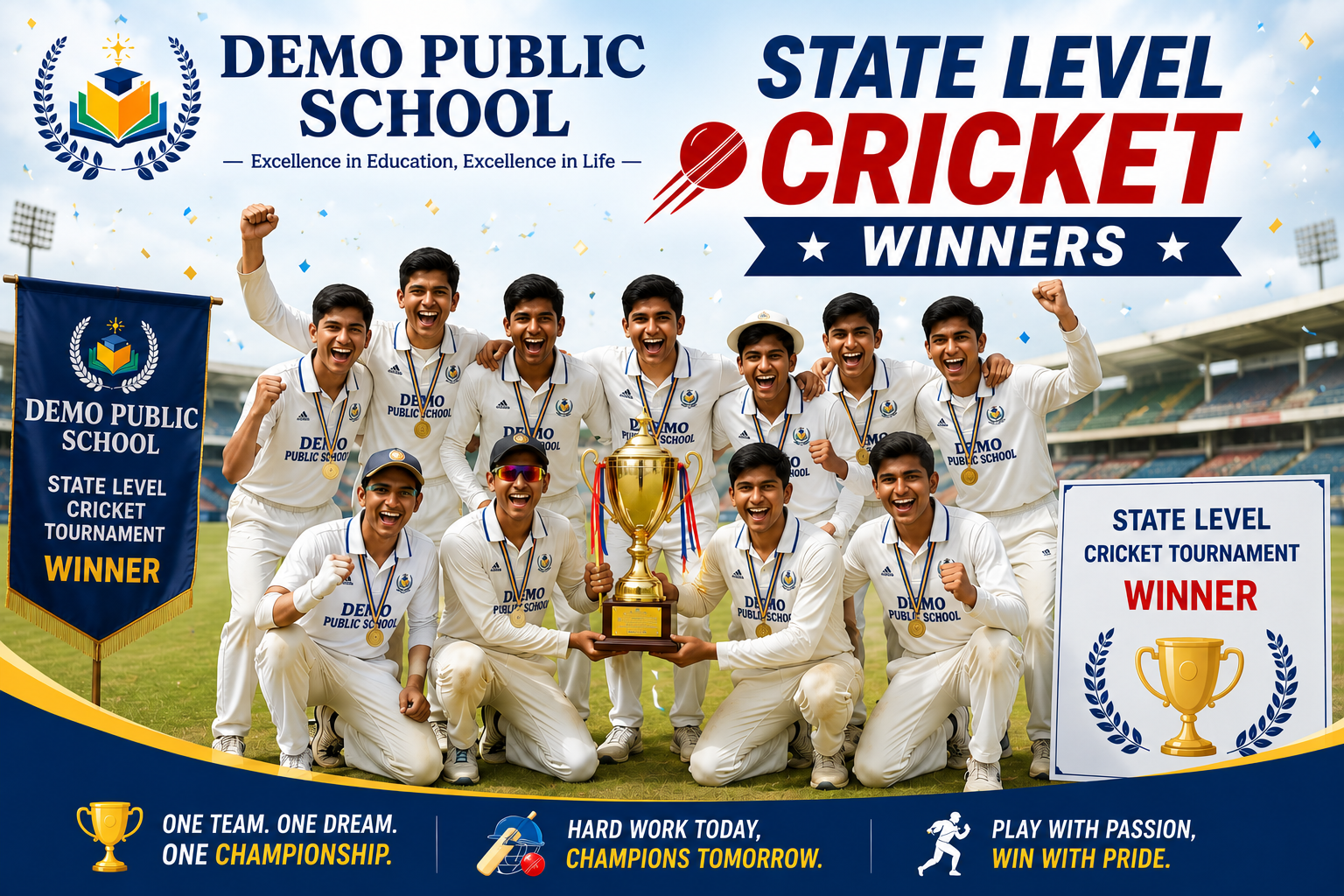 Demo Public School Cricket Champions